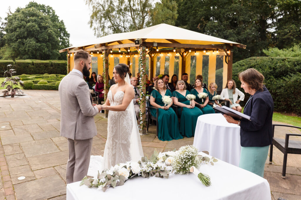 wedding content creator photo of wedding ceremony